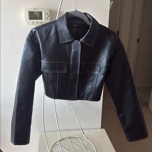 Forever 21 Black Faux Leather Jacket